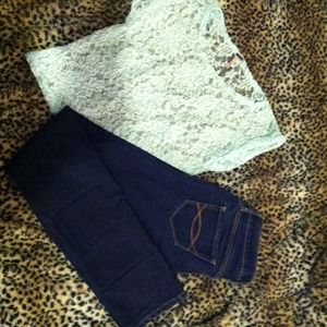 Shirt is sold!! 📌📌Blue see through shirt :)