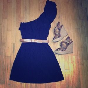 SOLD Beautiful light one shoulder dress