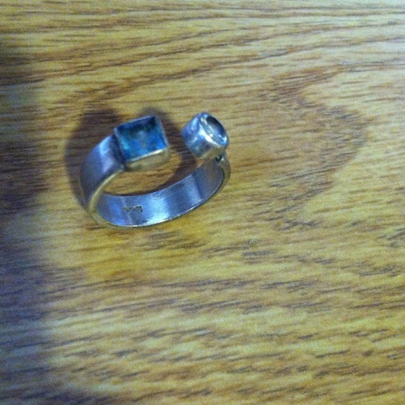 Ring with two stones