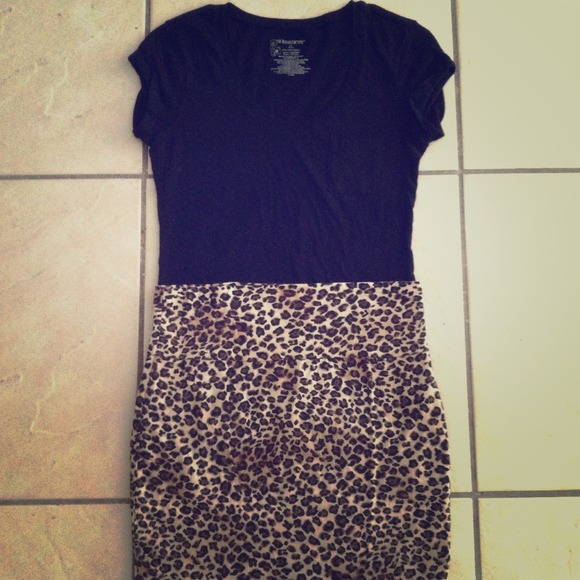 Leopard Print Pencil Skirt