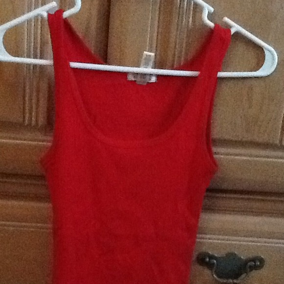 Fire engine red tank new
