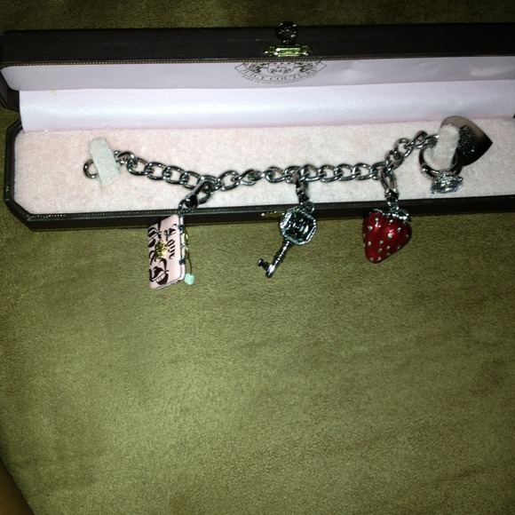 Silver Juicy Couture Charm Bracelet