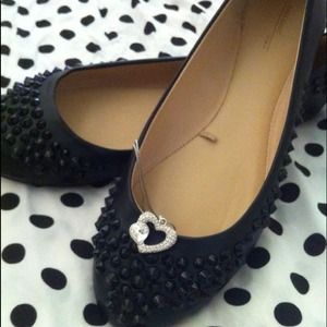 Zara studded flat