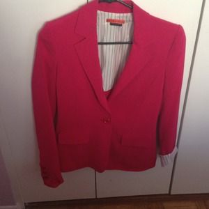 Pink Blazer with striped lining
