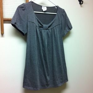 Grey maternity top