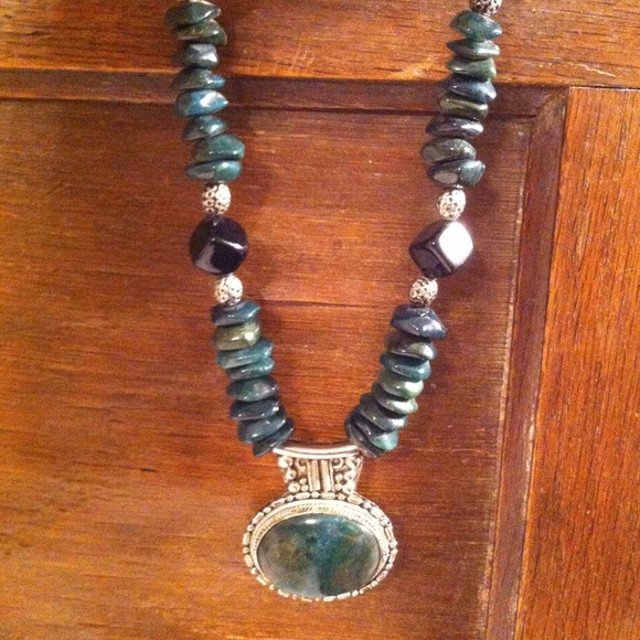 Huge Stone Necklace.