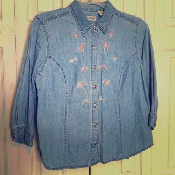 Classic Elements 100% cotton Denim Top