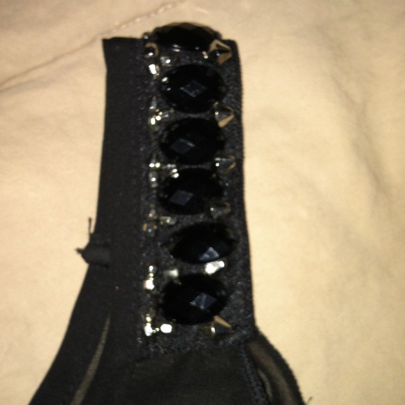 Perfect black dress with beaded straps - Picture 3 of 3