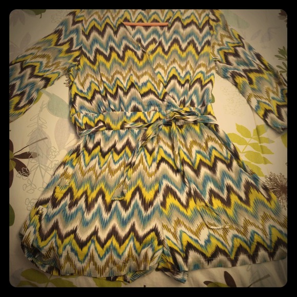 Colorful Chevron Romper! So pretty!!!