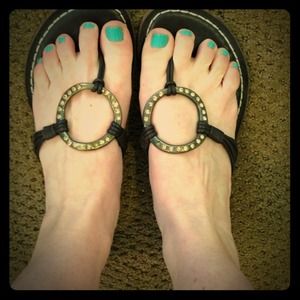 Bernardo leather sandals