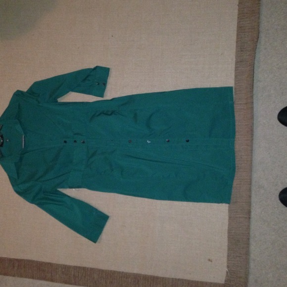 Express Dress size 8 dark green