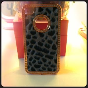 Iphone 4/4s cheetah case