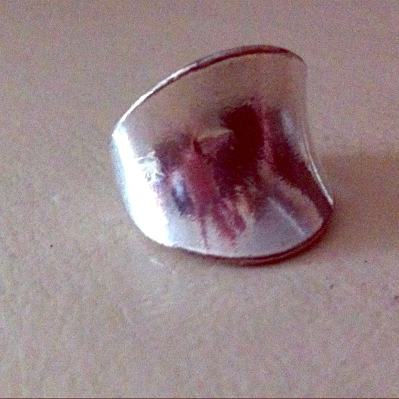 Silver chunky Ring size 6.5