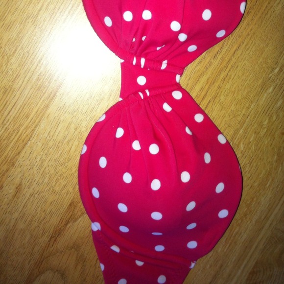 Pink polka dot bikini :)
