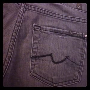 7 for all Mankind Grey wash jeans