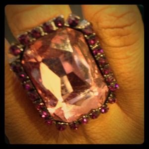 Pink bling ring