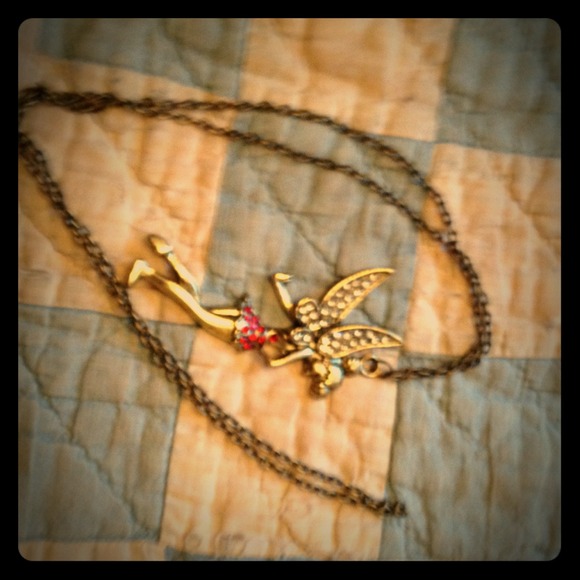 Vintage fairy long necklace! Very trendy!