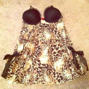 Leopard Print Lingerie