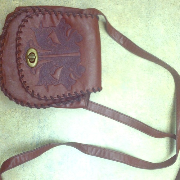 Indian print purse