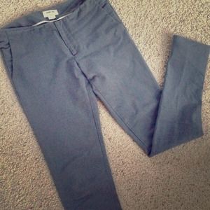 Helmut lang gray skinny trousers