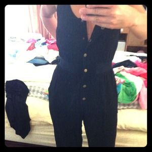 Super Cute Black Long Romper