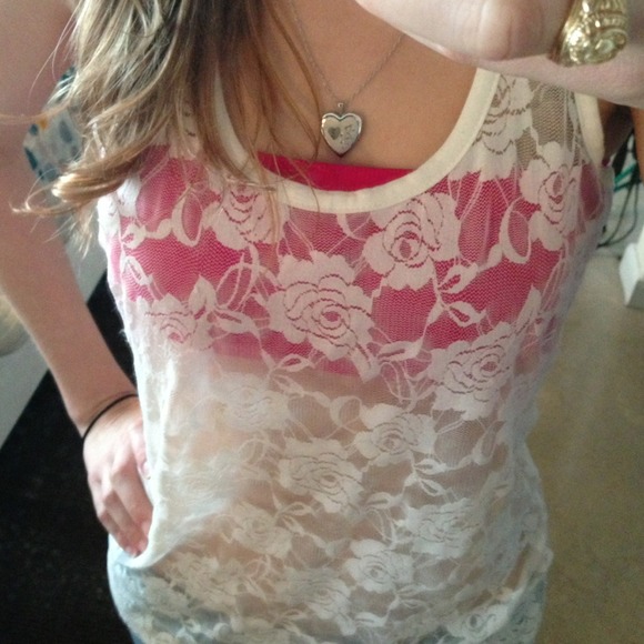 SOLD - Lacey Floral Halter Top - Picture 3 of 3