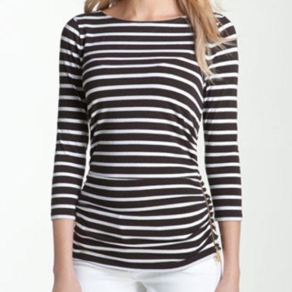 💰Sold📦 NWT Michael Kors Striped Shirt