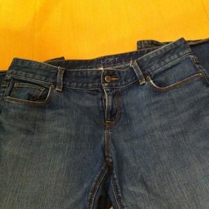 Gorgeous Ann Taylor Loft curvy boot jeans