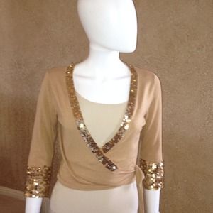 Sequin shrug-& black to RESERVED