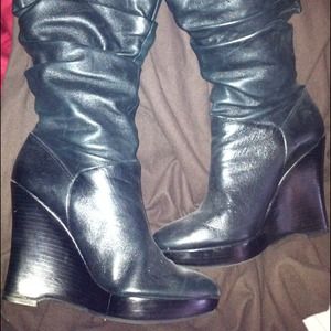 Jessica Simpson Slouch Wedge Boots