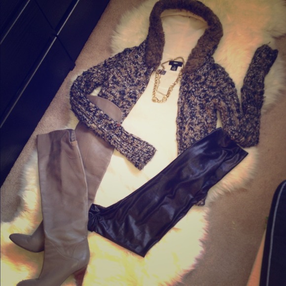 Bundle for mali808Obey navy fur hooded jacket