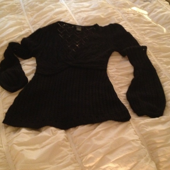 Black light soft eyelet-knit sweater - Picture 3 of 4