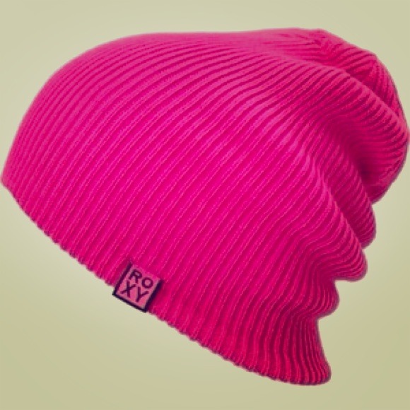 Roxy pink beanie