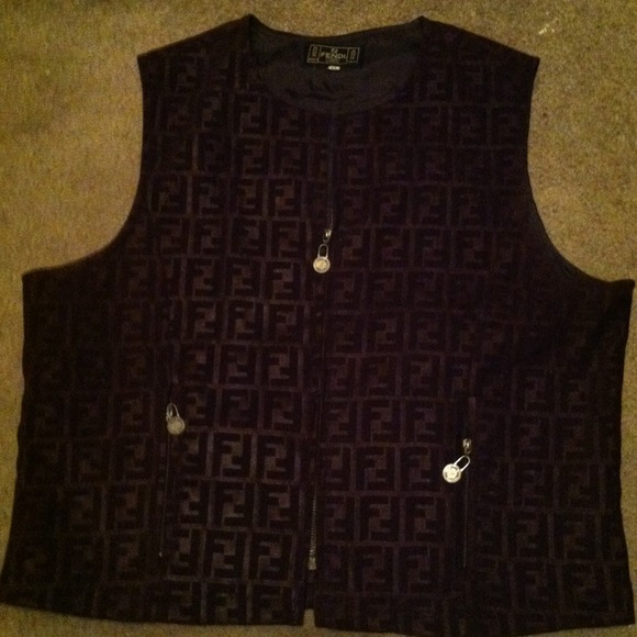 Fendi zip up vest worn twice