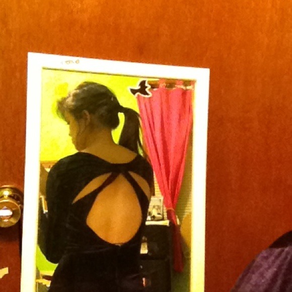 Arden B purple velvet party dress - Picture 3 of 4