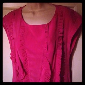 BCBG Maxazria Fushia Shirtdress Med