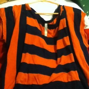 Striped loose fitted