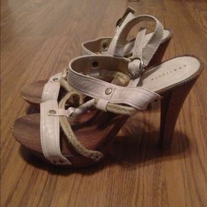 Cream Charlotte Russe shoes!