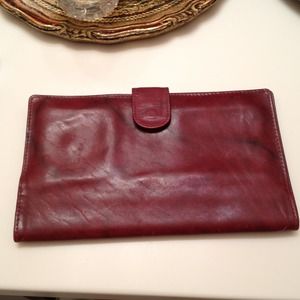 Burgundy wallet