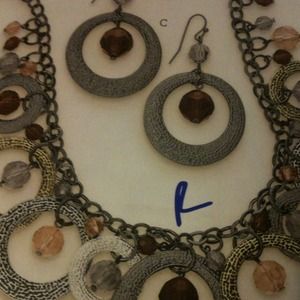 matte gold hematite rhodium & brass plates beads