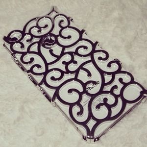 Silver Swirl iPhone 4 Case