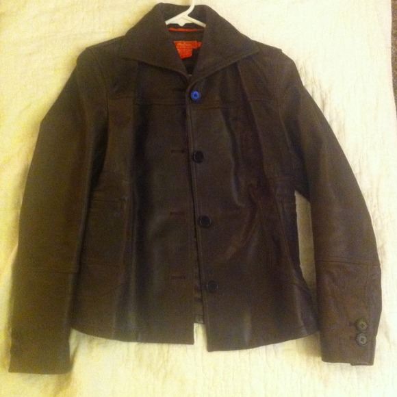Faconnable authentic leather jacket