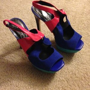 Jessica Simpson blue and pink:)