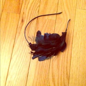 Traded!!! Feather and fabric headband