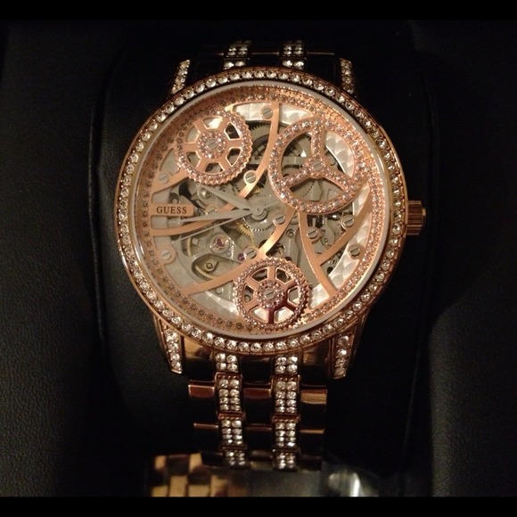 Guess Rose Gold Automatic Watch