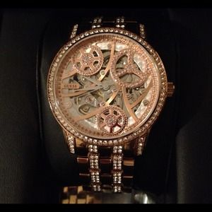 Guess Rose Gold Automatic Watch