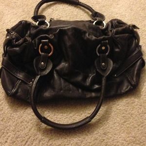 Brown big shoulder bag:)