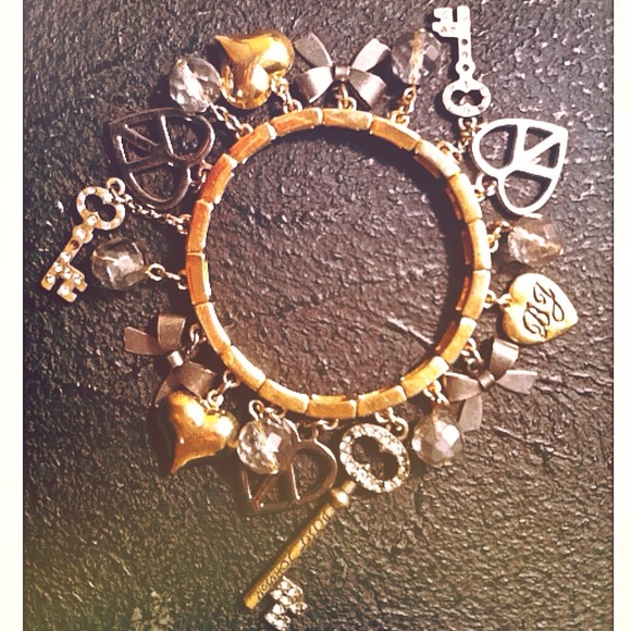 Betsey Johnson charm bracelet