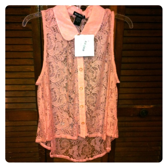 Sheer vest Dress top (button down)