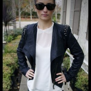 REDUCED - Sassy Studded Military Jacket..